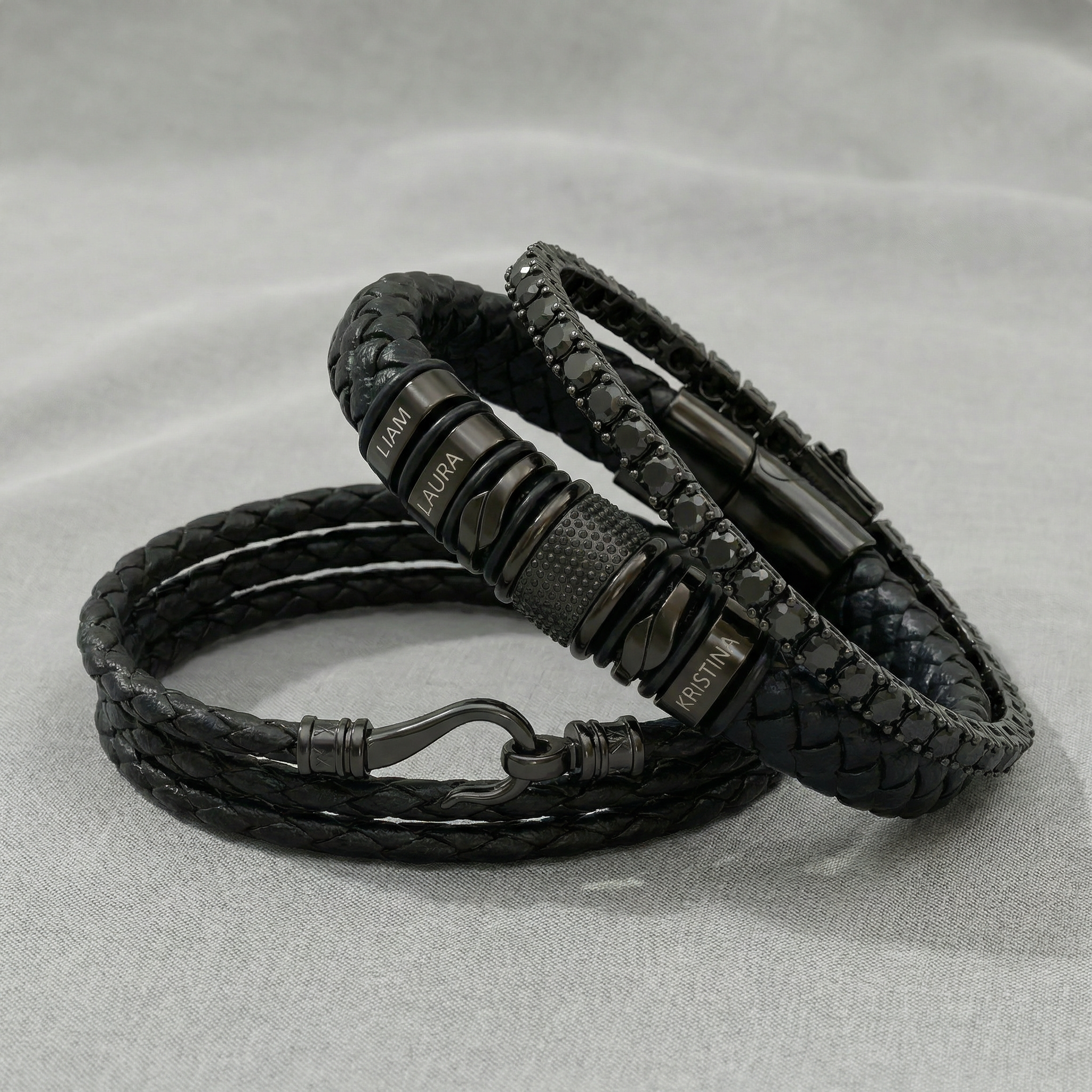 Midnight Black - Set of 3