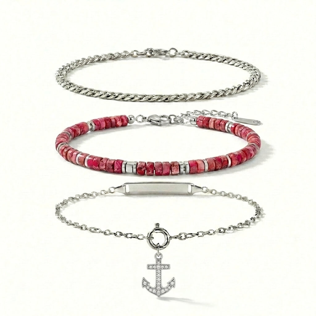 Signature Stack – Silver (Set of 3) Main image